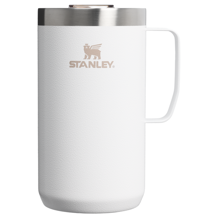 Stanley 1913 The Stay-Hot Camp Mug 24 OZ in Hammertone Frost | Front View