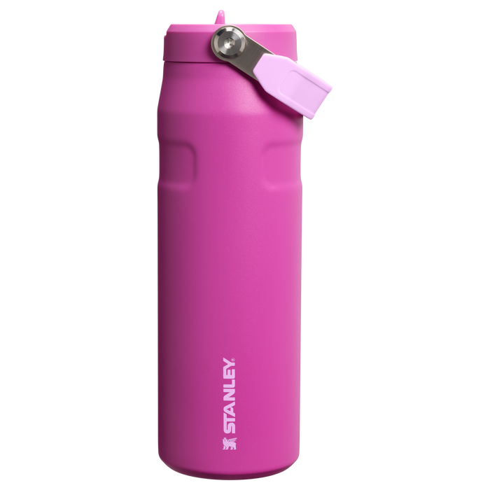 Stanley 1913 The IceFlow™ Bottle with Flip Straw Lid 24 OZ in Dark Blossom | Front View