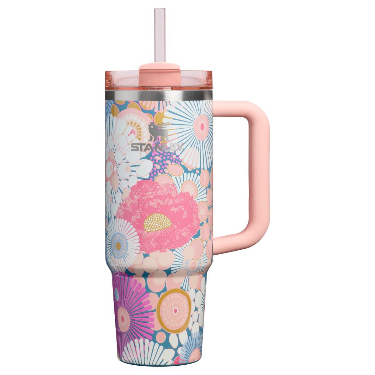 Stanley 1913 The Quencher H2.0 Flowstate™ Tumbler 30 OZ dans Sorbet Wildflower | Recto Afficher
