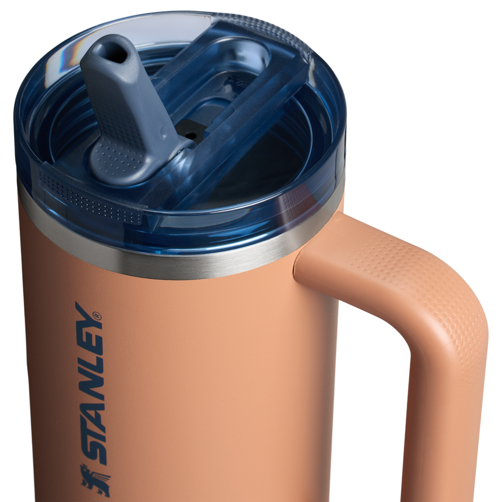 Stanley 1913 The Quencher ProTour Flip Straw Tumbler 30 OZ in Toast | Lid Detailed View
