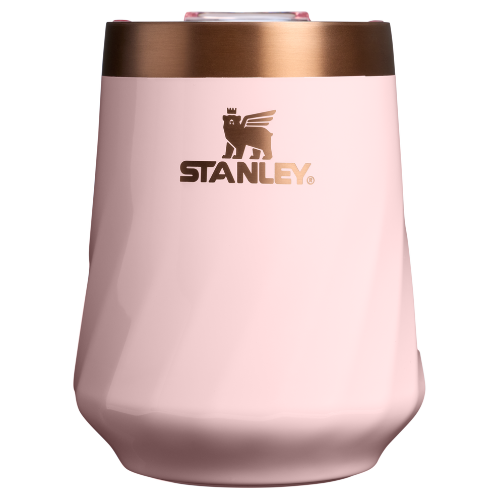 Stanley 1913 The Valentine’s Day Textured Reserve Wine Tumbler 11 OZ dans Pink Velvet Gloss | Recto Afficher