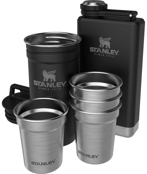 Adventure Pre-Party Shot Glass + Flask Set - View Product Details